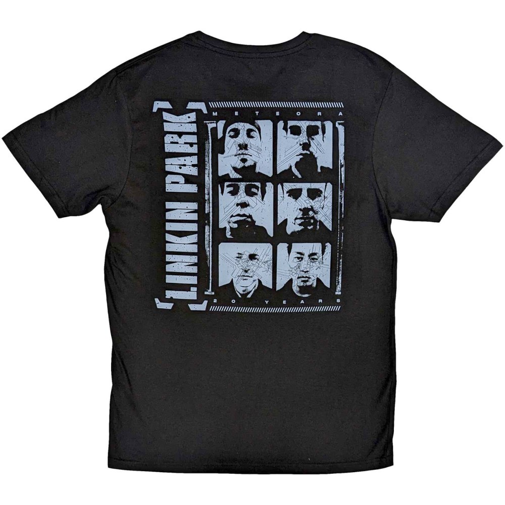 Linkin Park - Meteora Portraits Mens T-shirt - Black